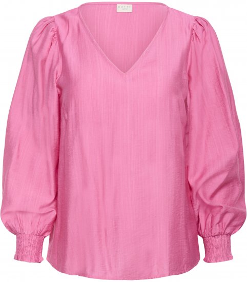 Kaffe Curve Sofia Blouse Pink Power - Blúzok - 