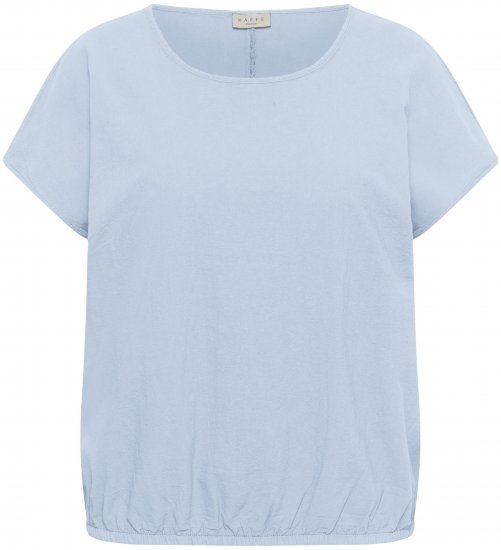 Kaffe Curve Nana Rövid ujjú blúz Kék - Blúzok és tunikák - 