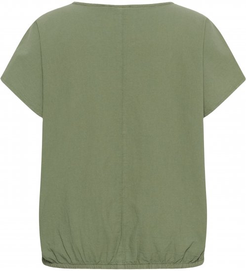 Kaffe Curve Nana Rövid ujjú blúz Zöld - Blúzok és tunikák - 