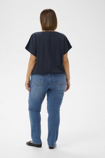 Kaffe Curve Nana Rövid ujjú blúz - Blúzok és tunikák - 