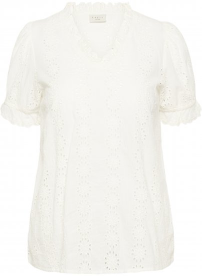 Kaffe Curve Dina Blouse White - Blúzok - 