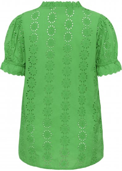 Kaffe Curve Dina Blouse Bright Green - Blúzok - 
