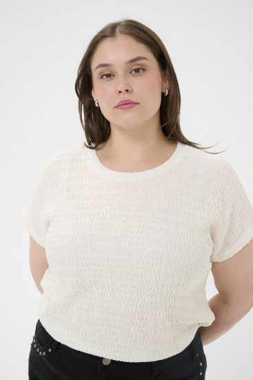 Kaffe Curve Felice Blouse Chalk - Blúzok - 