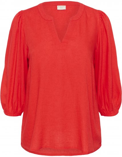 Kaffe Curve Mille Blouse Poppy Red - Blúzok - 