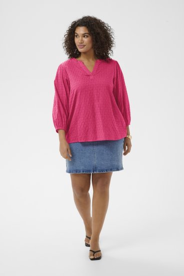 Kaffe Curve Thea Blouse Beetroot Purple - Blúzok - 