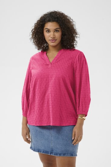 Kaffe Curve Thea Blouse Beetroot Purple - Blúzok - 