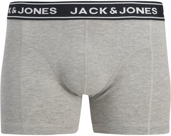 Jack & Jones Hector Solid Trunks 5-Pack Grey - Boxeralsó - Boxeralsó 2XL-12XL