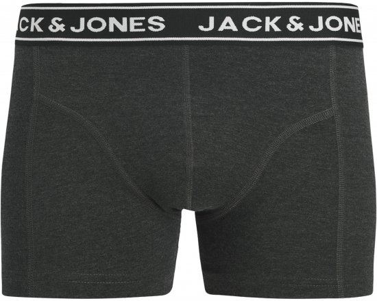 Jack & Jones Hector Solid Trunks 3-Pack Navy/Red/Grey - Boxeralsó - Boxeralsó 2XL-12XL