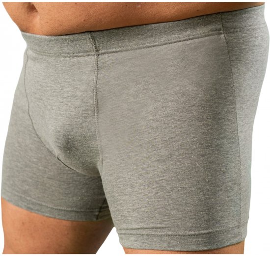 20 Nodi 978 Stretch Cotton Boxer with Internal Elastic Band Grey - Boxeralsó - Boxeralsó 2XL-12XL