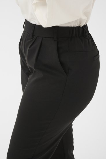 Kaffe Curve Jenna Capri Pants Black - Nadrágok - 