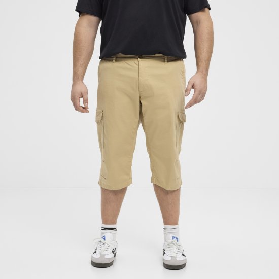 North Latitude 51136 Capri Shorts Beige - Rövidnadrág - Nagyméretű Rövidnadrág W40-W60
