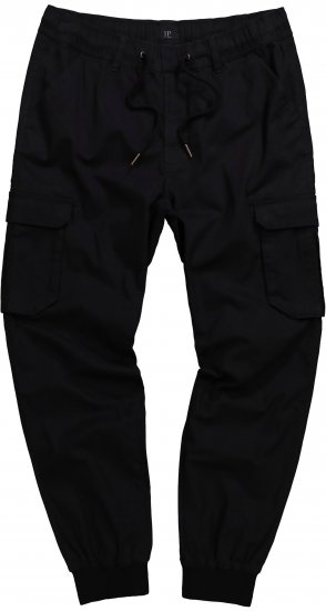 JP1880 Cargo Trousers with Many Pockets Stretchy Black - Farmer & nadrág - Farmer és nadrág - W40-W70