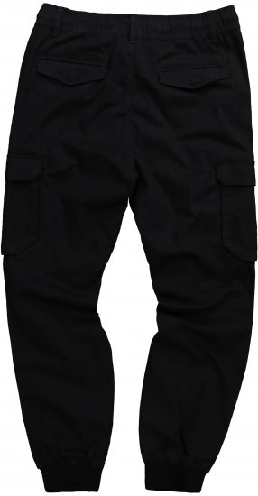 JP1880 Cargo Trousers with Many Pockets Stretchy Black - Farmer & nadrág - Farmer és nadrág - W40-W70