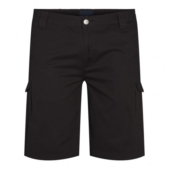 North Latitude Cargo Shorts Black - Rövidnadrág - Nagyméretű Rövidnadrág W40-W60