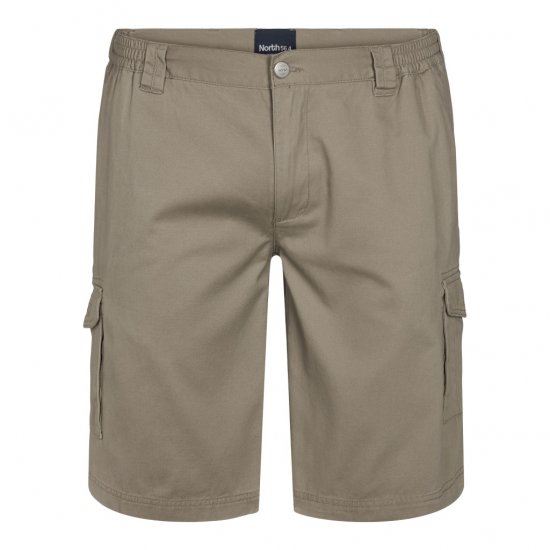 North Latitude Cargo Shorts Sand - Rövidnadrág - Nagyméretű Rövidnadrág W40-W60