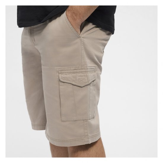 North Latitude Cargo Shorts Sand - Rövidnadrág - Nagyméretű Rövidnadrág W40-W60