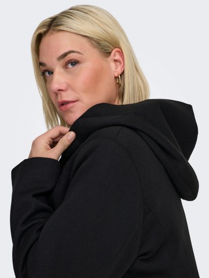 Only Carmakoma Sedona Light Coat Black - Téli kabátok - 