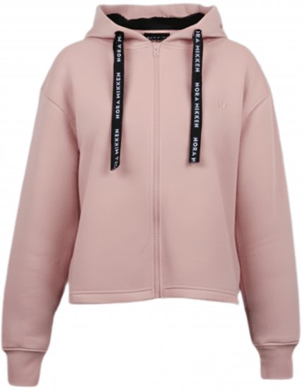 Nora Mikken GERTRUD Cropped Hoodie Pink - Pulóverek & kapucnis pulóverek - 