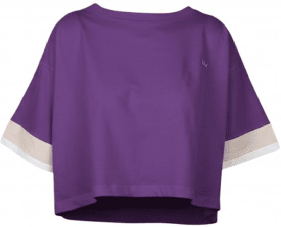 Nora Mikken AGNES Crop Top Purple - Pólók - 