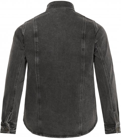 Kaffe Curve Petri Denim Jacket Grey Vintage Wash - Dzsekik - 