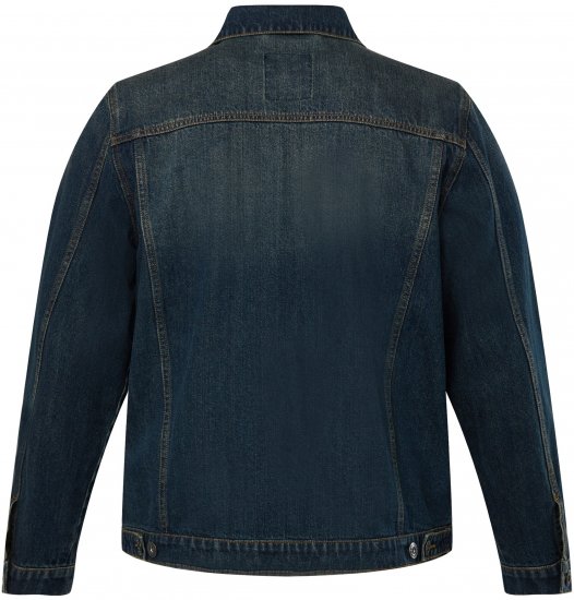 JP1880 Denim Jacket Dark Blue Denim - Kabátok - Nagyméretű Kabátok - 2XL-8XL