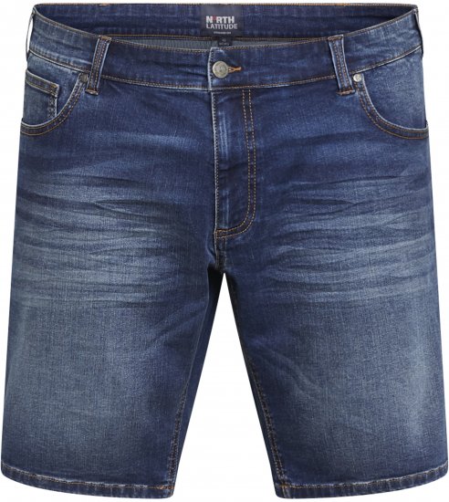 North Latitude 61156 Ringo Farmer Short Denim - Rövidnadrág - Nagyméretű Rövidnadrág W40-W60
