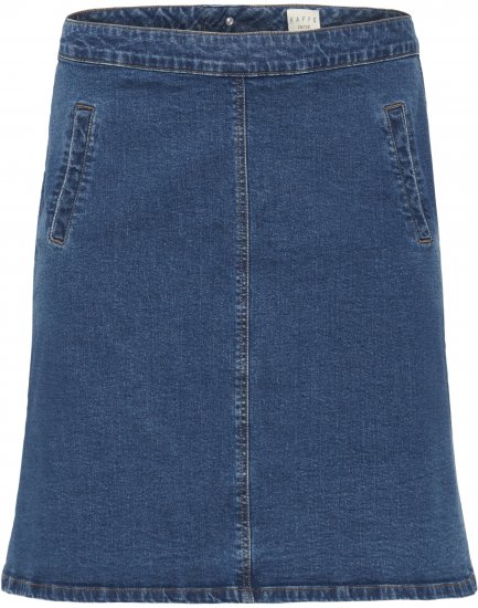Kaffe Curve Leni Denim Skirt Blue - Szoknyák - 