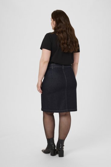 Kaffe Curve Roria Denim Skirt Dark Blue - Szoknyák - 