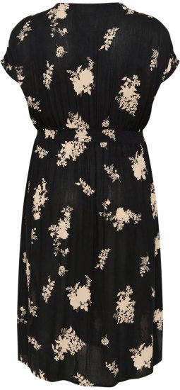 Kaffe Curve Jenna Ruha Fekete/Brown Flower minta - Ruhák - 