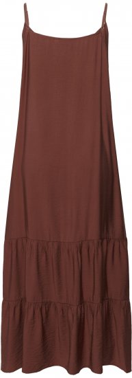 Kaffe Curve Emilia Dress Henna Brown - Maxi ruhák - 