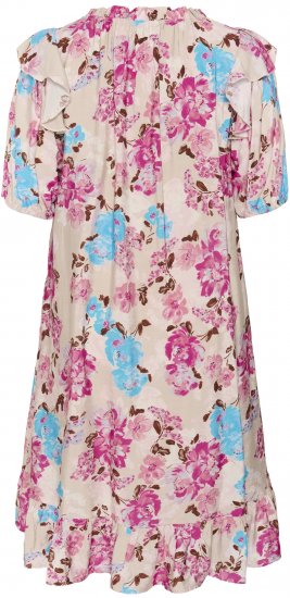 Kaffe Curve Hayley Dress Multi Color Flower - Midi ruhák - 