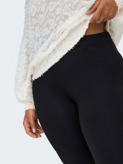 Only Carmakoma Pever Flared Pants Black - Nadrágok - 