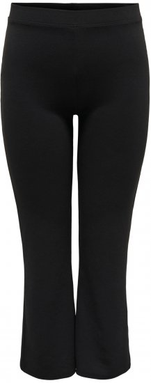 Only Carmakoma Pever Flared Pants Black - Nadrágok - 