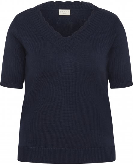 Kaffe Curve Leani Knitted Pullover Midnight Marine - Kötött pulóverek - 