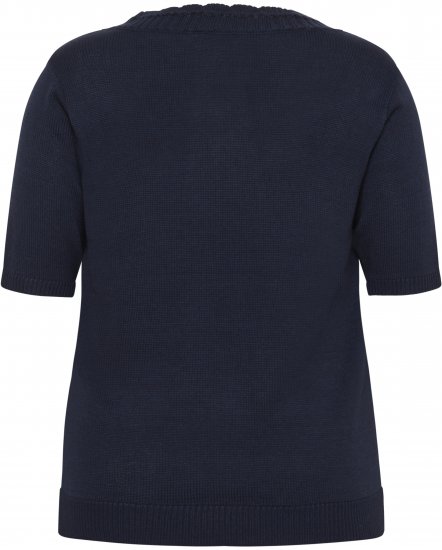 Kaffe Curve Leani Knitted Pullover Midnight Marine - Kötött pulóverek - 