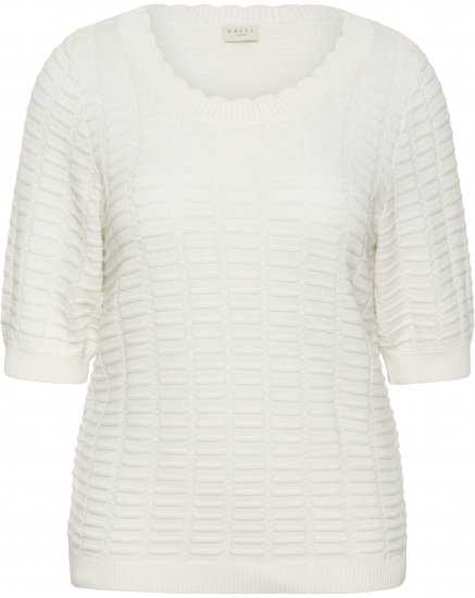 Kaffe Curve Lotia Pullover Chalk - Kötött pulóverek - 