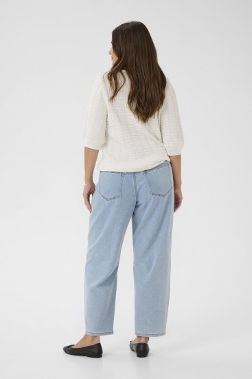 Kaffe Curve Lotia Pullover Chalk - Kötött pulóverek - 