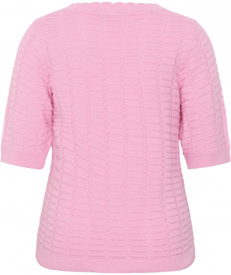 Kaffe Curve Lotia Pullover Pink Frosting - Kötött pulóverek - 