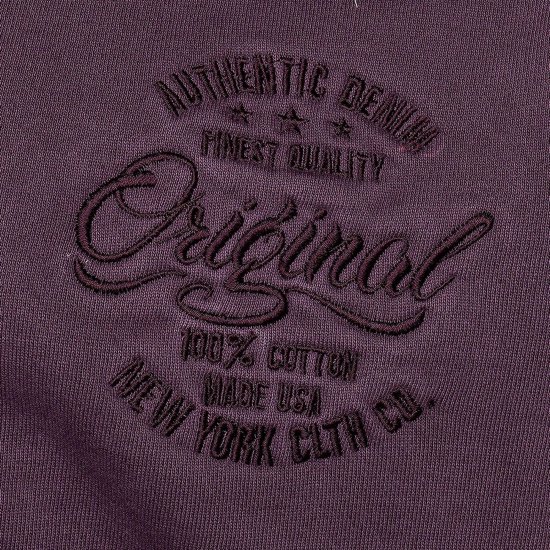 Kam Jeans 7082 Garment DYE with Zipper Hoodie Purple - Pulóverek & kapucnis pulóverek - Pulóverek & Kapucnis pulóver 2XL-12XL