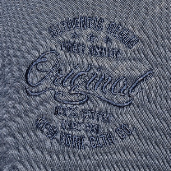 Kam Jeans 7082 Garment DYE with Zipper Hoodie Vintage Indigo - Pulóverek & kapucnis pulóverek - Pulóverek & Kapucnis pulóver 2XL-12XL