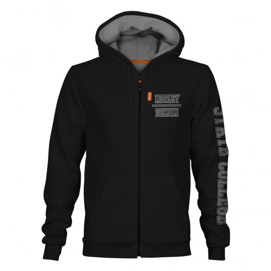 Motley Denim Lyon Hoodie Black - Pulóverek & Kapucnis pulóverek - Pulóverek & Kapucnis pulóver 2XL-12XL