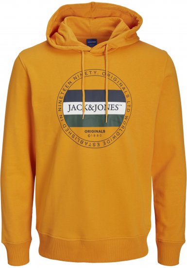 Jack & Jones Codyy Hoodie Yellow - Pulóverek & kapucnis pulóverek - Pulóverek & Kapucnis pulóver 2XL-12XL
