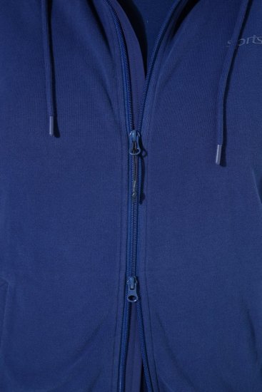 Ulla Popken Athletic Department Hoodie Navy - Bluzy & bluzy z kapturem - Kényelmes pulóverek és kapucnisok