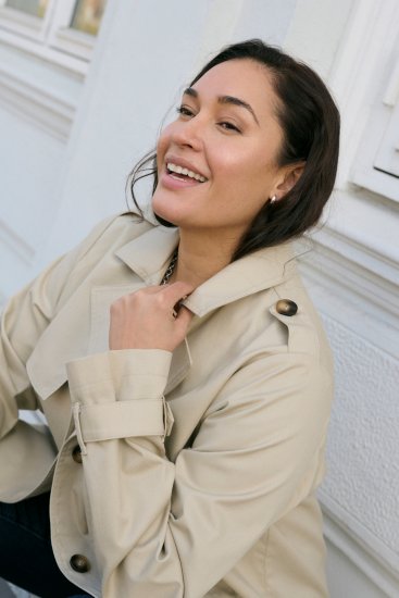 Kaffe Curve Tricia Dzseki Tollszürke - Kabátok & dzsekik - 