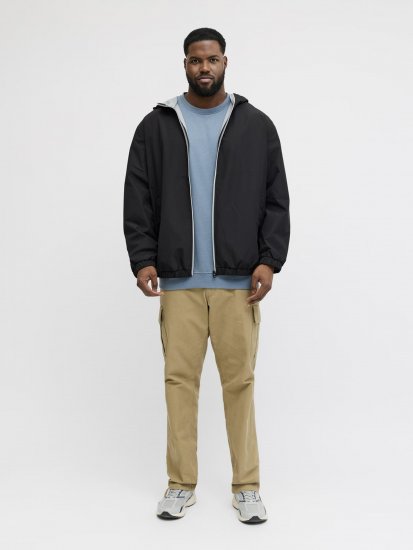 Jack & Jones Jake Light Jacket Black - Kabátok - Nagyméretű Kabátok - 2XL-8XL