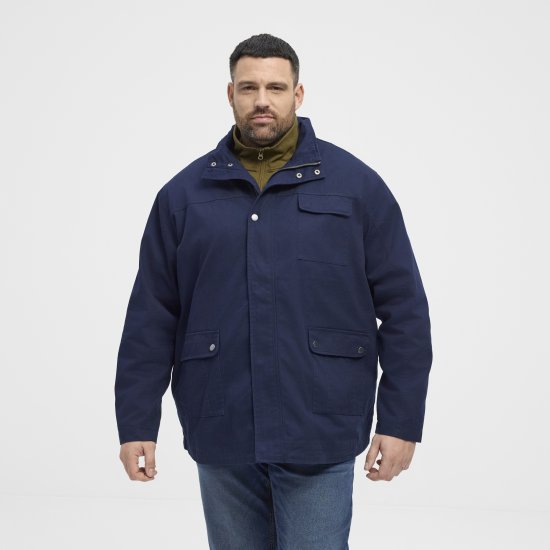 North Latitude 51103 Field Jacket Navy - Kabátok - Nagyméretű Kabátok - 2XL-8XL