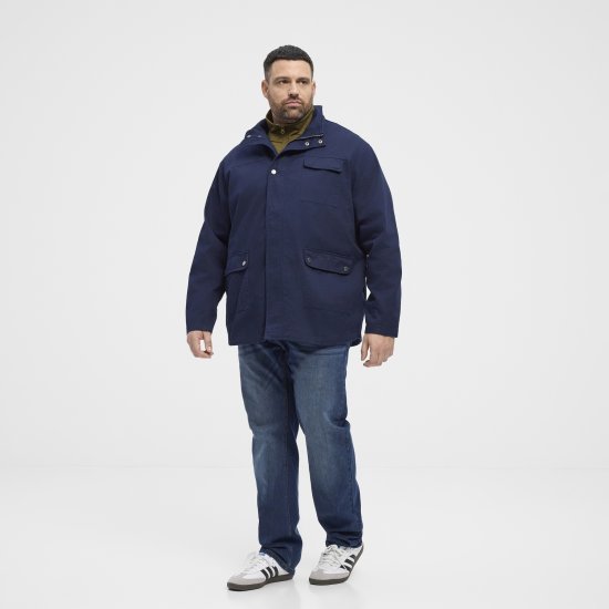 North Latitude 51103 Field Jacket Navy - Kabátok - Nagyméretű Kabátok - 2XL-8XL
