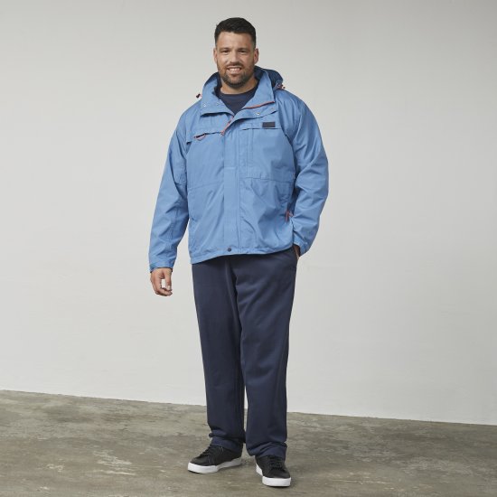 North Latitude 61104 Kabát részletekkel WP3000 Világoskék - Kabátok - Nagyméretű Kabátok - 2XL-8XL