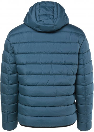 JP1880 Quilted Hooded Jacket Deep Blue - Kabátok - Nagyméretű Kabátok - 2XL-8XL