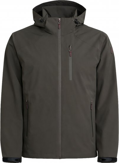 Dobsom Minnesota Szél- És Vízálló Dzseki Sötétbarna - Sportruházat - Nagyméretű Sportruházat 2XL-10XL